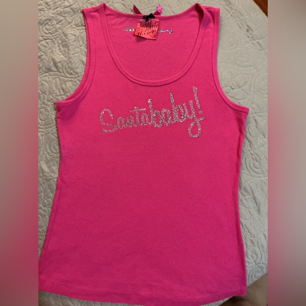 VICTORIA’S SECRET Vintage Santa Baby Tank & Hats 2005 Sz Medium Great Condition - Picture 8 of 16